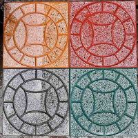 Gạch Terrazzo 400x400x30 lát sân vườn