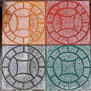 Gạch Terrazzo 400x400x30 lát sân vườn