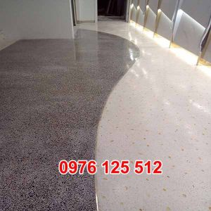 Giá thi công đá mài terrazzo, nền sàn terrazzo, cầu thang terrazzo, gạch terrazzo tại Long Biên