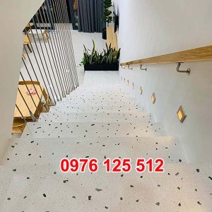 Nên làm cầu thang đá hay granito (terrazzo)